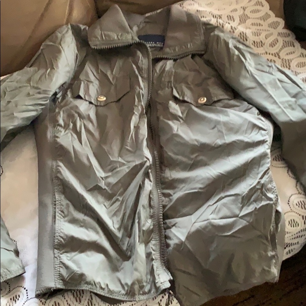 Army green light jacket